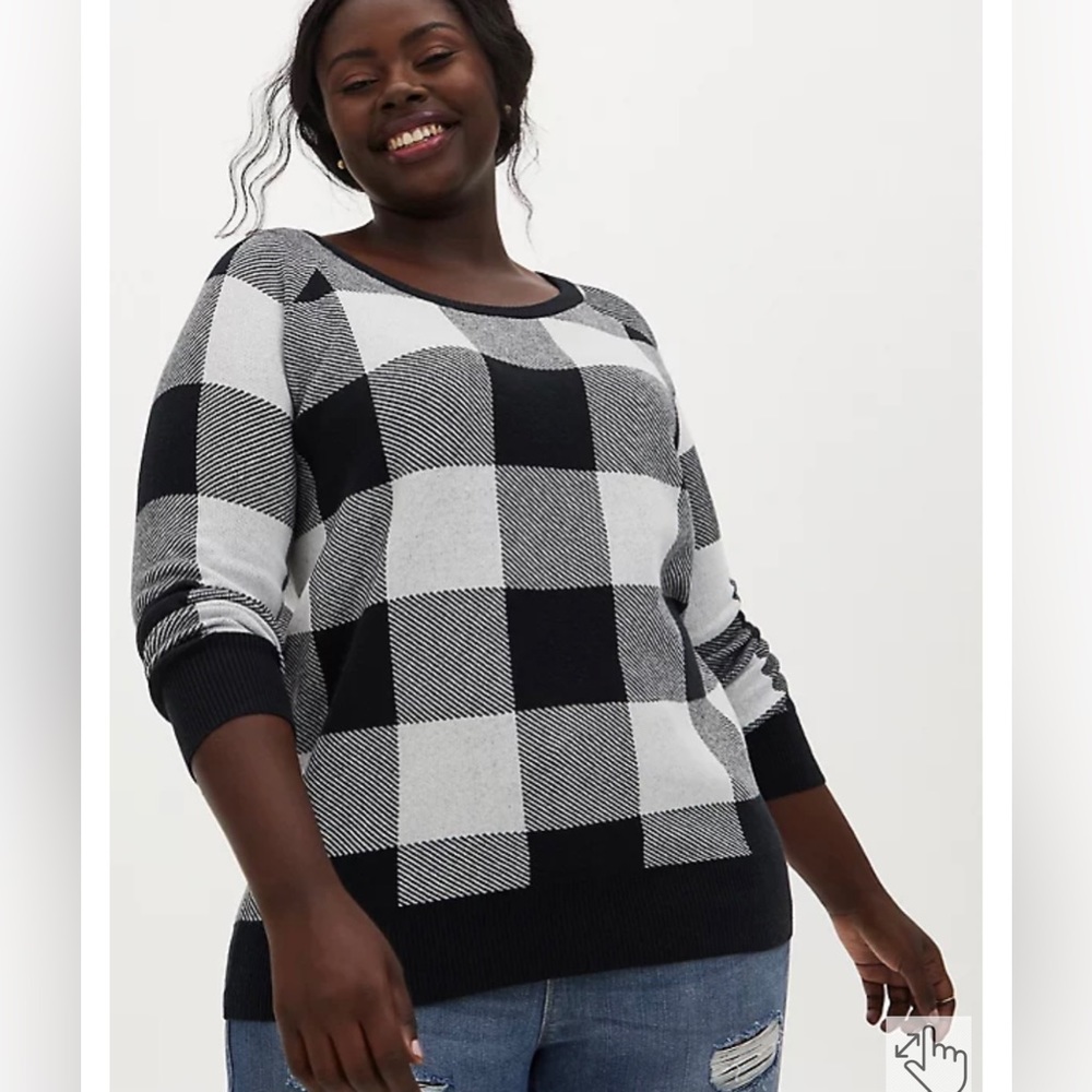 TORRID Cotton pullover Raglan sweater